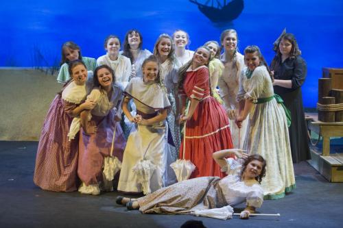 Parkview High School's production of Pirates of Penzance on November 16, 2016.